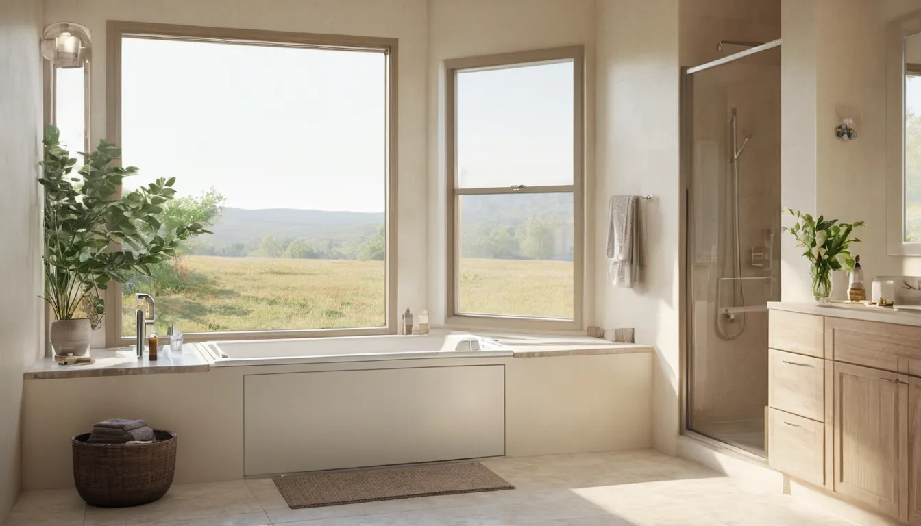 A bright, accessible bathroom with a walk-in tub in a home near Ravenna